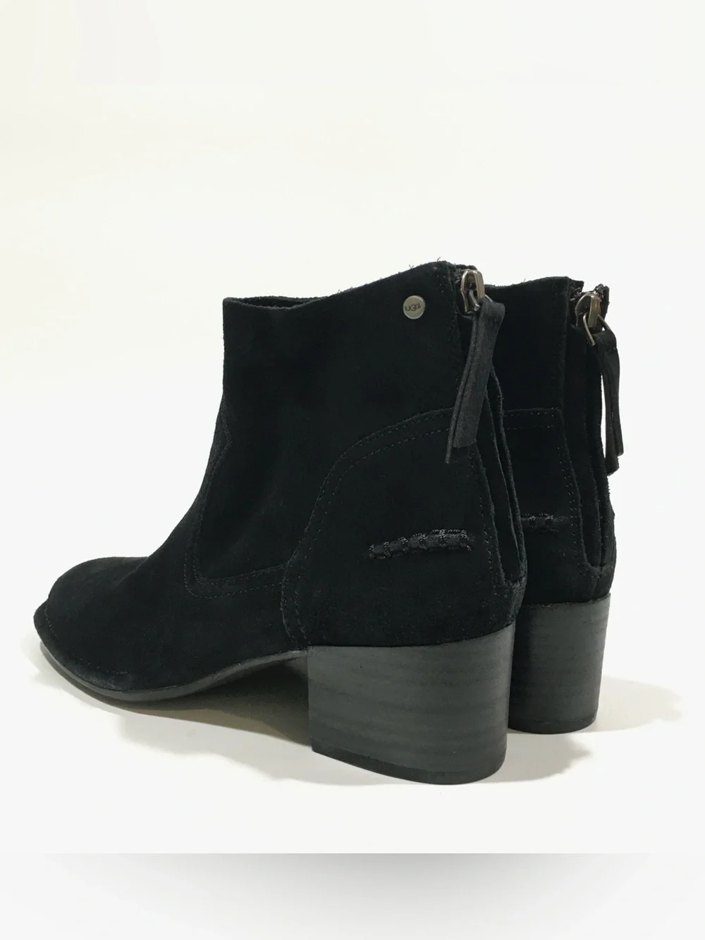 UGG Bandara Ankle boot -Black Suede -Women’s US 6 -NEW - Picture 2 of 8